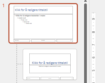 Trinn for å lage PowerPoint-malen