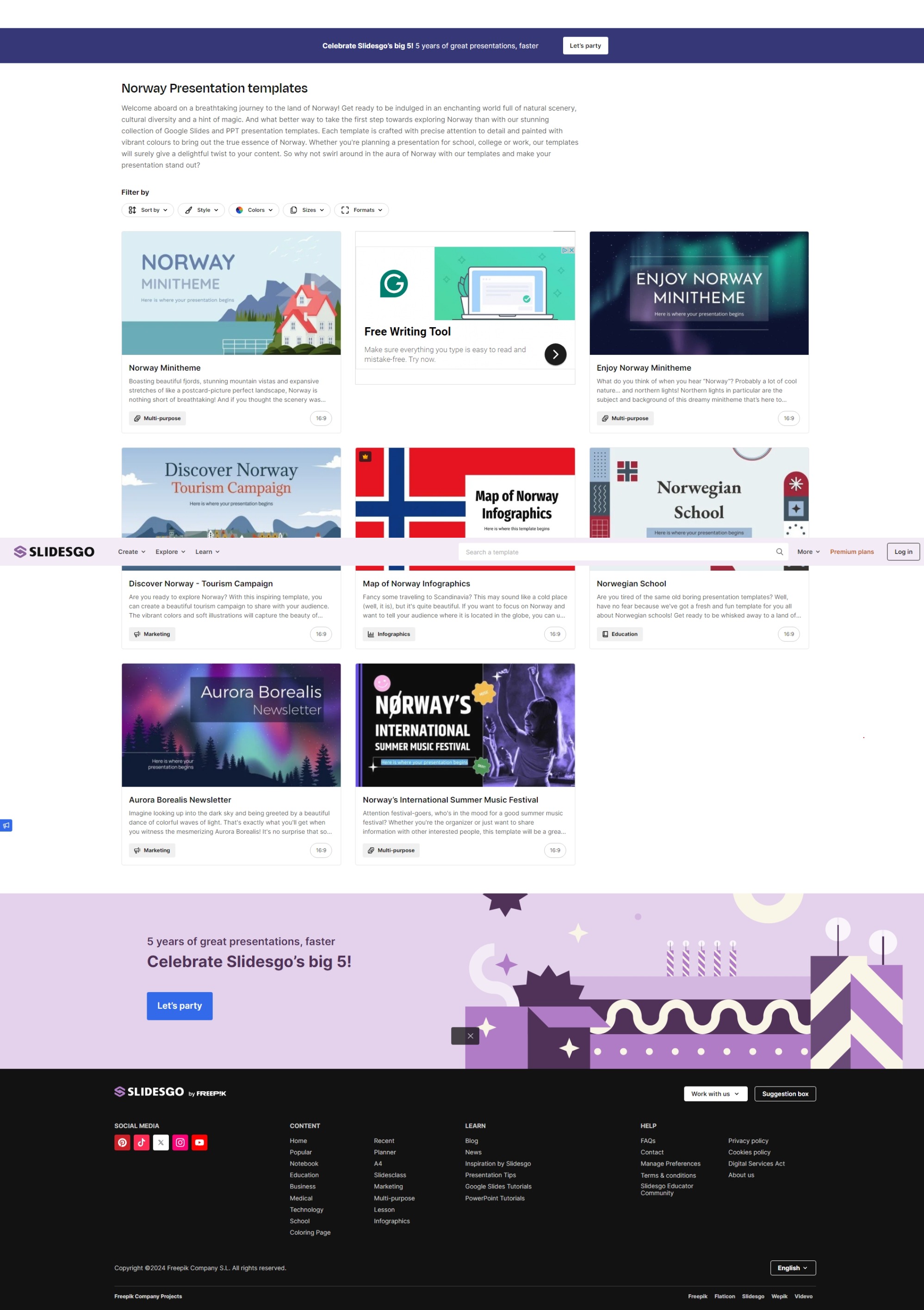 PowerPoint maler og presentasjoner